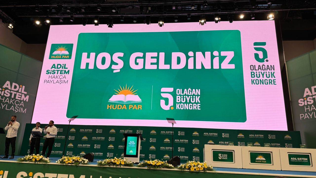 HÜDA PAR 5. Olağan Büyük Kongresi Başladı