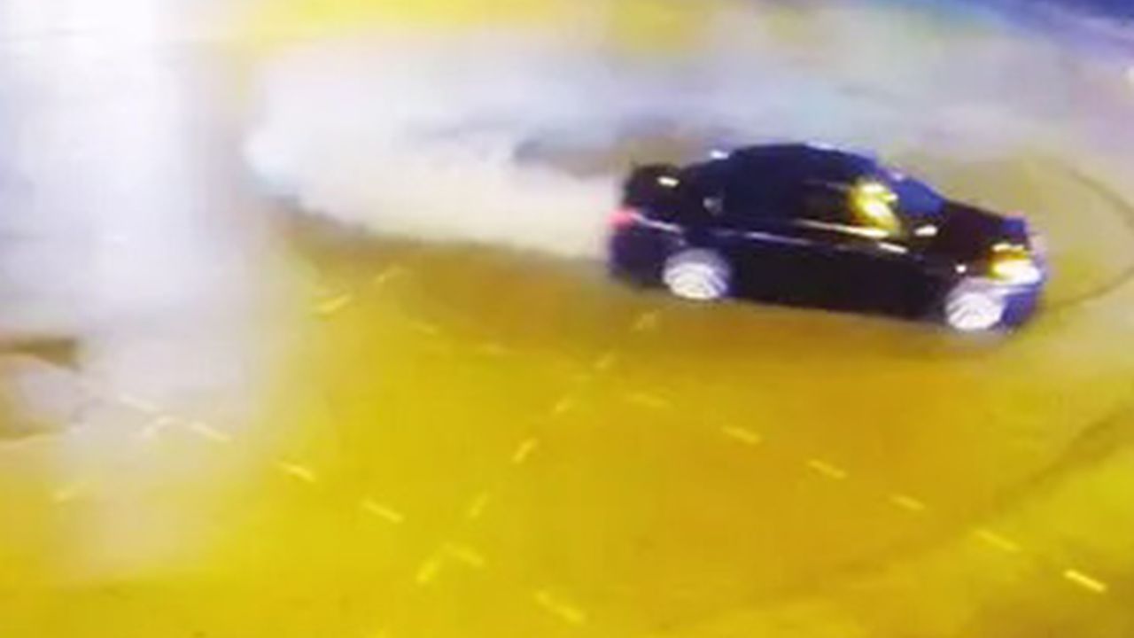 Drift yapan sürücüye ağır para cezası!