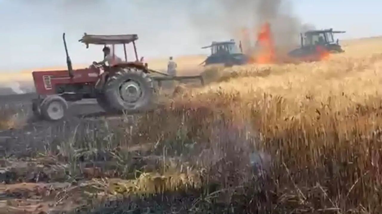Li Mêrdînê agir bi 500 donim zeviyên çandiniyê ket