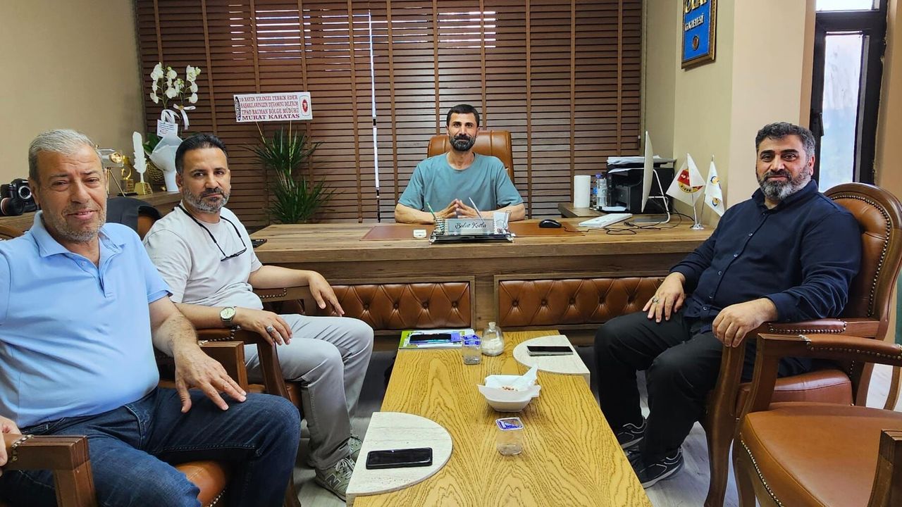 BAMED’den Batman Olay Gazetesine 10. Yıl Ziyareti