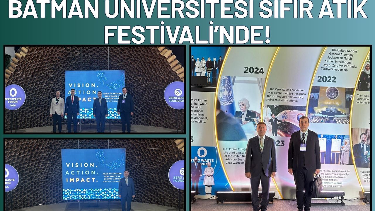 Batman Üniversitesi Sıfır Atık Festivali’nde!