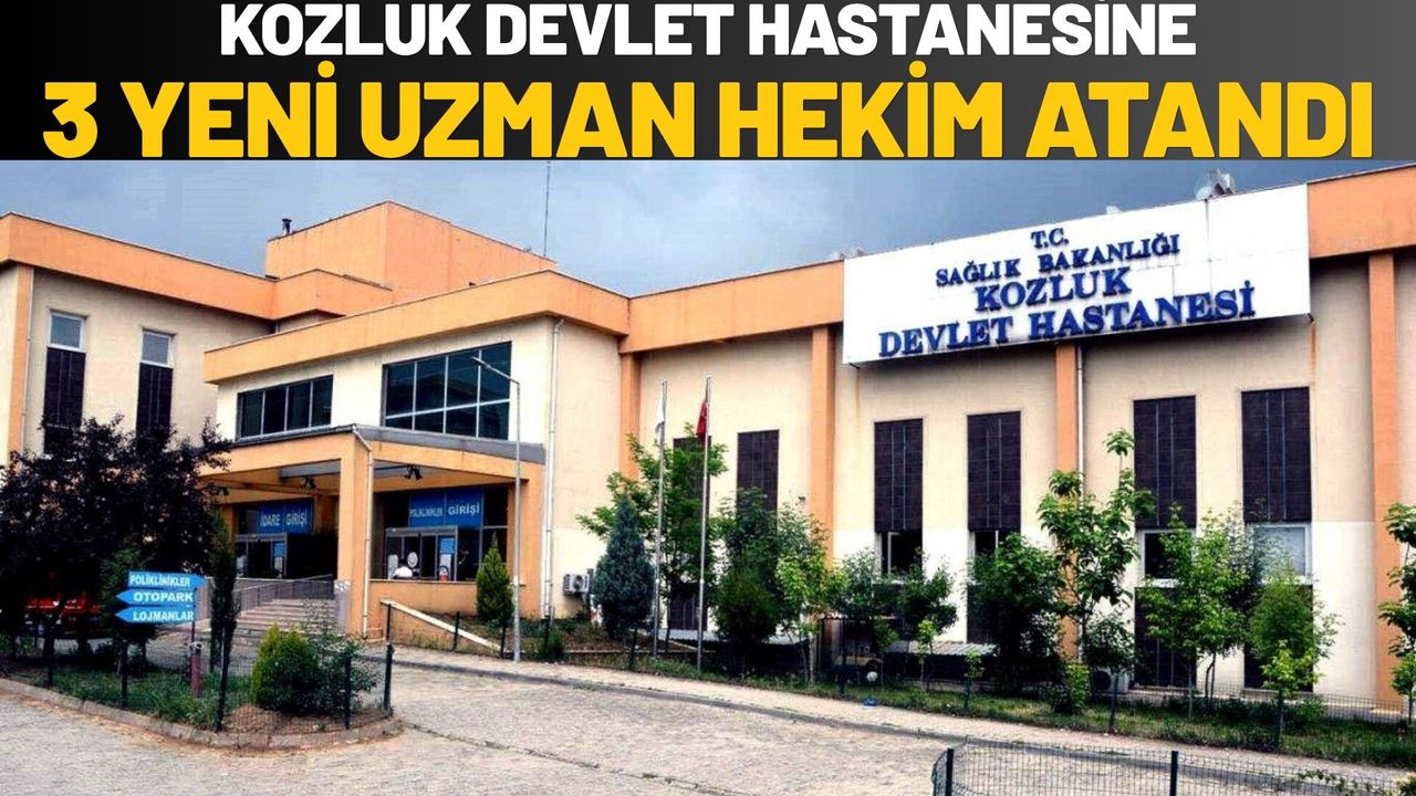 Kozluk Devlet Hastanesine 3 Yeni Uzman Hekim Atand