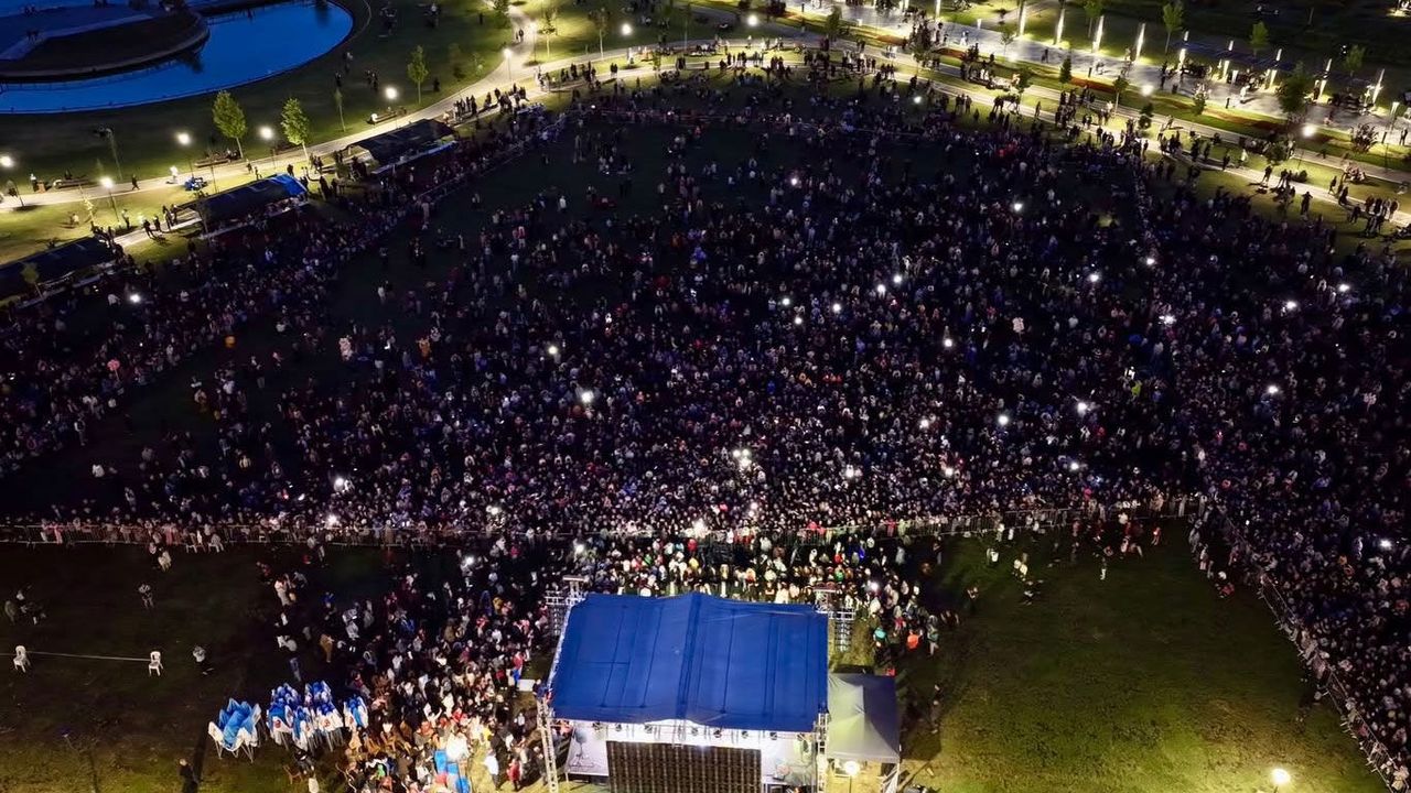 Malatya'da düzenlenen ilahi konserine yoğun ilgi