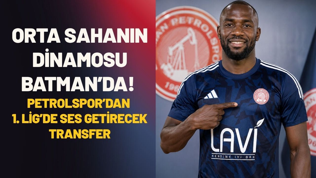 Orta Sahanın Dinamosu Batman’da! Petrolspor’dan 1. Lig’de Se