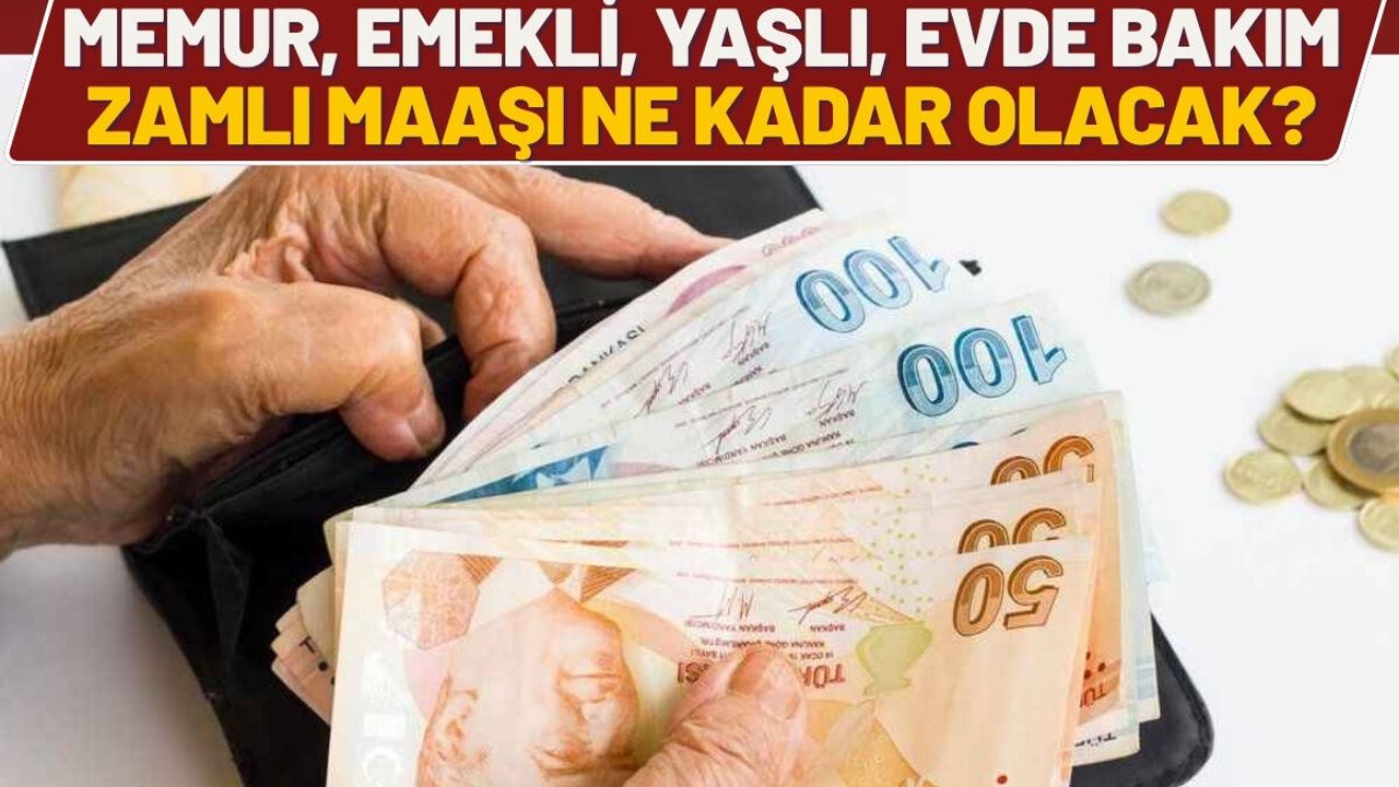 Temmuz 2026 Maaş Zammı Hesaplandı Memur, Emekli, Yaşlı, Evde