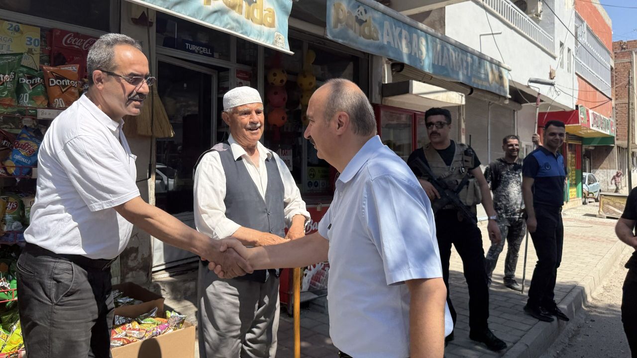 Vali Canalp Kısmet Mahallesi’nde: Çalışmaları İnce