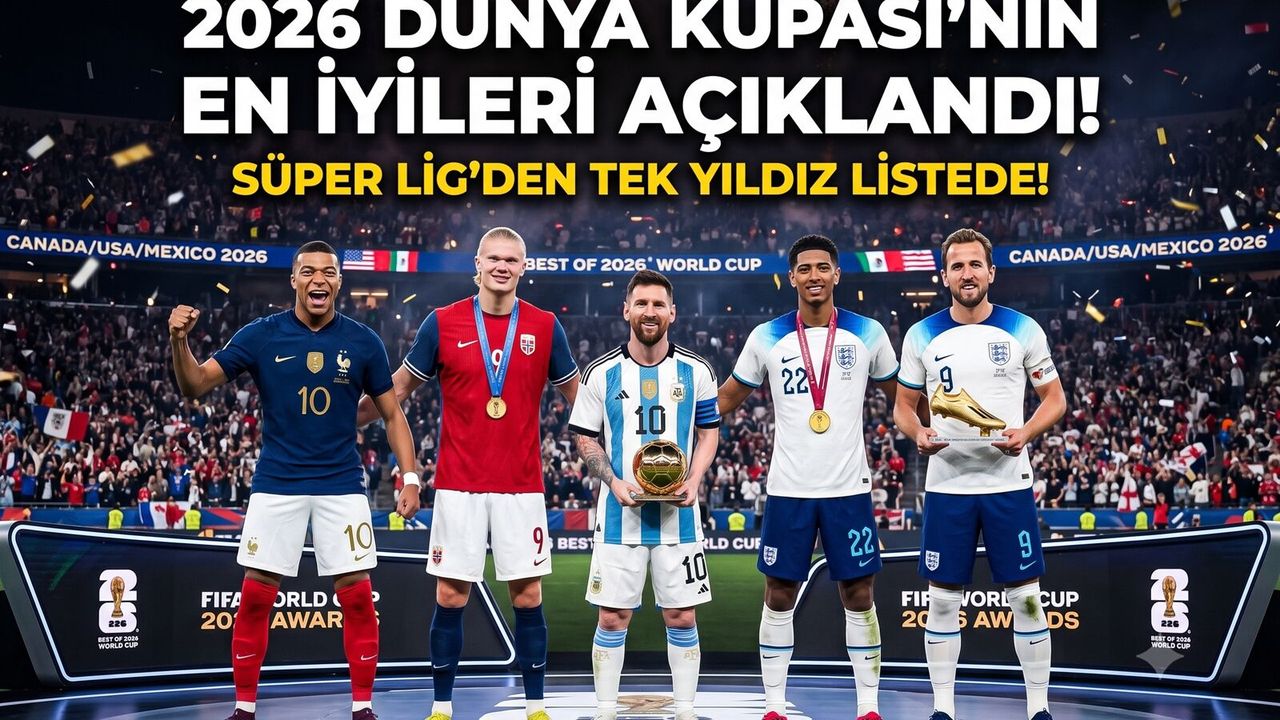 2026 Dünya Kupası'nın En İyileri Açıklandı! Süper Lig'den Tek Yıldız Listede!