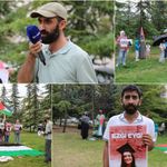 ABD Büyükelçiliği önündeki Gazze nöbeti 17. günde de devam ediyor