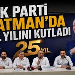 AK Parti Batman’da 25. Yılını Kutladı
