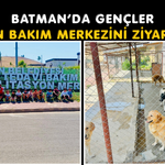 Batman’da Gençler Hayvan Bakım Merkezini Ziyaret Etti