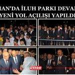 Batman'da İluh Parkı devamı ve yeni yol açılışı yapıldı