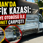 Batman’da Trafik Kazası: Belediye Otobüsü ile Kamyonet Çarpıştı