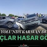 Bitlis Yolu’nda Karavan Devrildi: Araçlar Hasar Gördü