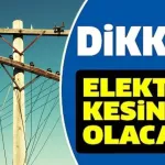 Batman'da 8 Ağustos'ta planlı elektrik kesintisi: Merkezde birçok mahalle etkilenecek