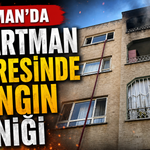 Batman’da Apartman Dairesinde Yangın Paniği