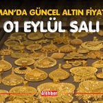 BATMAN’DA GÜNCEL ALTIN FİYATLARI – 1 EYLÜL SALI