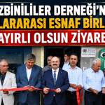 Habizbinililer Derneği’nden Uluslararası Esnaf Birliği’ne Hayırlı Olsun Ziyareti