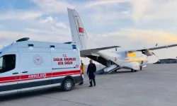 Mardin’de ambulans uçak 6 aylık Delal bebek için havalandı