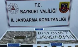 Bayburt’ta tarihi eser operasyonu