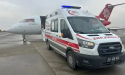 2 aylık bebek Şanlıurfa'dan Ankara'ya uçak ambulansla nakledildi