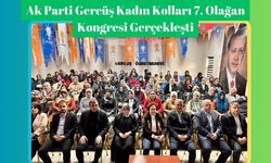 Ak Parti Gercüş Kadın Kolları 7. Olağan Kongresi Gerçekleşti