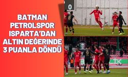 Batman Petrolspor, Isparta’dan Altın Değerinde 3 Puanla Döndü