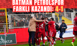 Batman Petrolspor Farklı Kazandı: 4-1