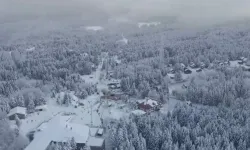 Kar yağışı, Uludağ'ın doğal güzelliklerini ortaya çıkardı