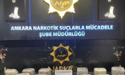 Ankara'da 15 kilogram esrar ele geçirildi