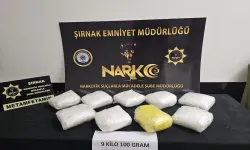 Şırnak'ta 9 kilo 105 gram uyuşturucu yakalandı