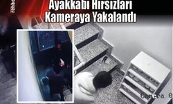 Ayakkabı Hırsızları Kameraya Yakalandı