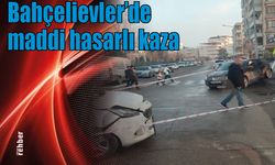 Bahçelievler’de maddi hasarlı kaza