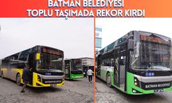 Batman Belediyesi Toplu Taşımada Rekor Kırdı