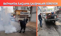 Batman’da İlaçlama Çalışmaları Sürüyor