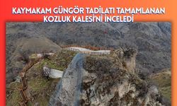 Kaymakam Güngör Tadilatı Tamamlanan Kozluk Kalesi’ni İnceledi