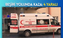 Beşiri Yolunda Kaza: 4 Yaralı