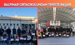 Balpınar Ortaokulundan Teniste Başarı