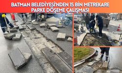 Batman Belediyesi’nden 15 Bin Metrekare Parke Döşeme