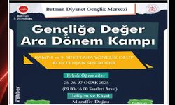 Batman Diyanet Gençlik Merkezi'nden Gençlere Özel Kış Kampı