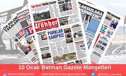 Batman Gazete Manşetleri 10 Ocak 2025