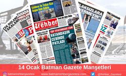 Batman Gazete Manşetleri 15 Ocak 2025