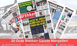 Batman Gazete Manşetleri 20 Ocak 2025