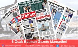 Batman Gazete Manşetleri 6 Ocak