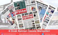 Batman Gazete Manşetleri 7 Ocak