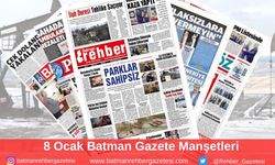 Batman Gazete Manşetleri 9 Ocak 2025