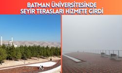 Batman Üniversitesinde Seyir Terasları Hizmete Girdi