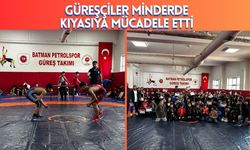 Batman’da Güreşçiler Minderde Kıyasıya Mücadele Etti