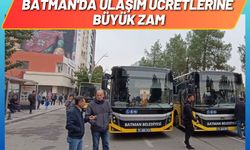 Batman'da Ulaşım Ücretlerine Büyük Zam