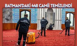 Batman’daki 448 Camii Temizlendi