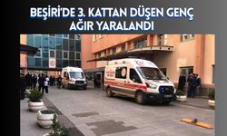 Beşiri’de 3. Kattan Düşen Genç Ağır Yaralandı